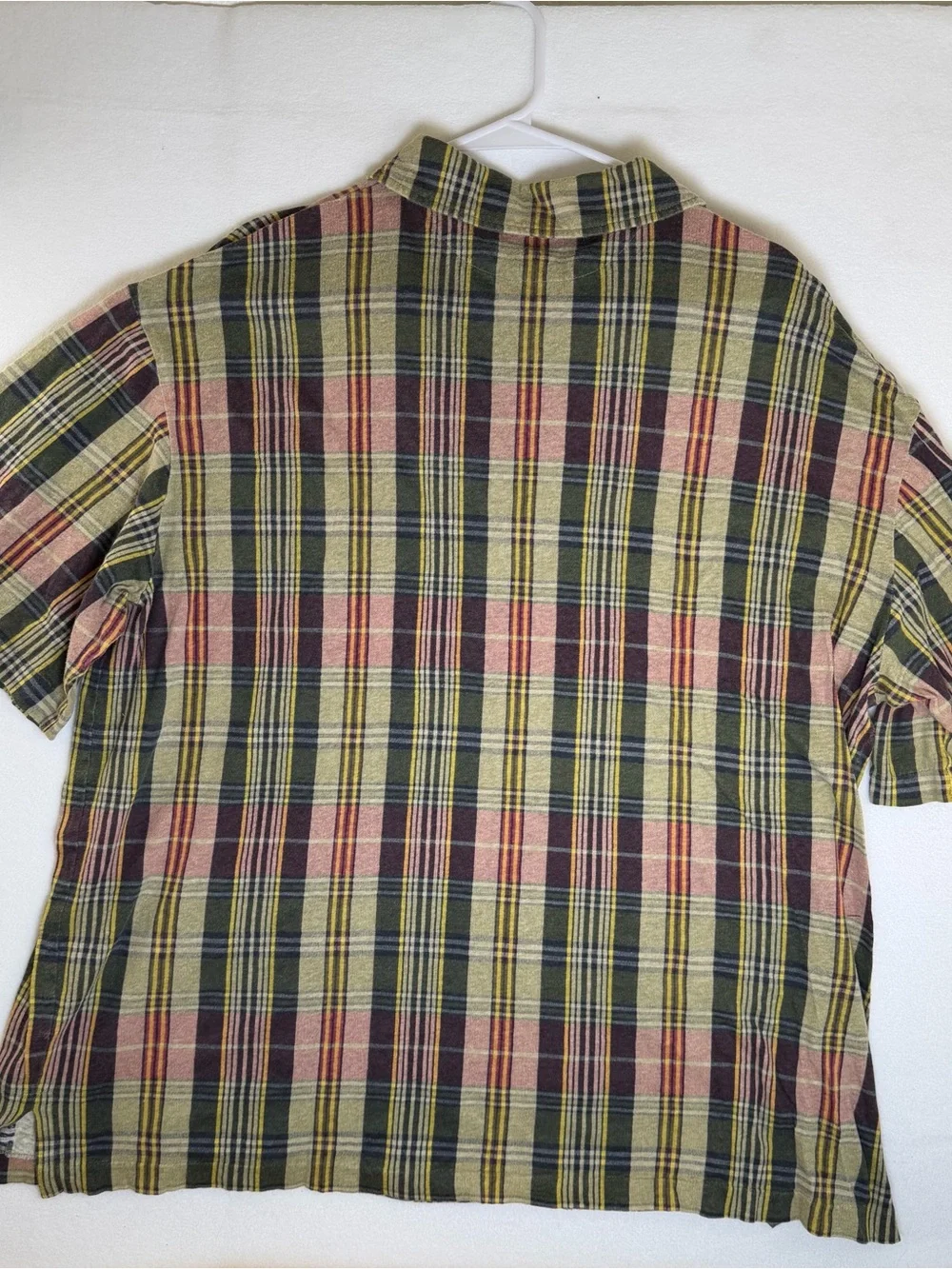 Polo Ralph Lauren Plaid Short Sleeve Shirt Men’s XLT Tall 100% Cotton
